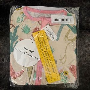 Little sleepies NIB pink rodeo zippy
